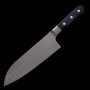 Couteau du Santoku Japonais - MIURA - Acier inoxydable Molybdène - Finition fossettes - Taille : 16cm