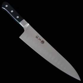 Couteau du Chef Japonais Gyuto - MIURA - Acier inoxydable Molybdène - Finition fossettes - Taille : 20cm