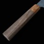 Couteau japonais santoku MIURA Carbon Blue Steel Nashiji Series - Taille : 16.5cm