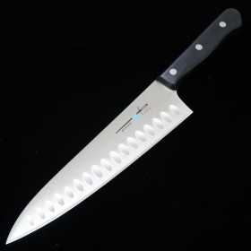 Couteau du Chef Japonais Gyuto - MADAM - Acier inoxydable Molybdène - Finition fossettes - Taille : 20cm