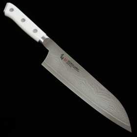 Couteau japonais Santoku - ZANMAI - Série Classic Damascus Corian - Dimension: 18cm