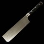 Couteau japonais Nakiri - ZANMAI - Classic Pro Damascus Zebra Series - Taille : 16,5cm