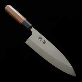 Couteau japonais Deba - SUISIN - Acier inoxydable Honyaki Serie - Finition miroir - Tailles : 18 / 21cm