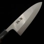 Couteau japonais Deba - SUISIN - Acier inoxydable Honyaki Serie - Finition miroir - Tailles : 18 / 21cm