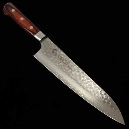 Couteau du Chef Japonais Gyuto- SAKAI TAKAYUKI - Acier inoxydable VG10 - 33 couches Damas - Taille:21cm