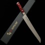 Couteau japonais pour le pain - ZANMAI - Série Classic Pro Damascus Flame - Dimension: 23cm