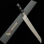 Couteau japonais pour le Pain - ZANMAI - Série Classic Damascus Black - Dimension: 23cm