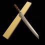 Couteau du Kiritsuke Yanagiba Japonais - SAKAI TAKAYUKI - Acier inoxydable VG10 - Lame à double tranchant - Taille: 30cm