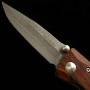 Couteau de poche - Mcusta - VG-10 - Série Classic Wave Damascus - Ironwood - MC-0018D - Dimension: 85mm