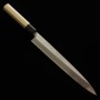 Couteau japonais yanagiba - Gou Umanosuke Yoshihiro - Aogami2 - Taille : 24/27/30cm