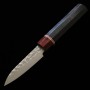 Couteau D'office Japonais - MIURA - Acier inoxydable VG10 - Finition dama martelée - Size: 7.5cm