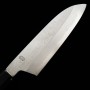 Couteau japonais santoku - SAKAI KIKUMORI - Série Kikuzuki Nashi - Shirogami 2- Taille:18cm