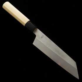 Couteau japonais santoku - SAKAI KIKUMORI - Série Kikuzuki Nashi - Dimensions : 18cm