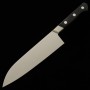 Couteau Santoku japonais - MISONO - Série UX 10 - Acier inoxydable suédois - Taille : 18cm