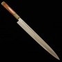 Couteau du Yanagiba Japonais - MIURA - Acier inoxydable Ginsan - Chinagashi - Taille : 30cm