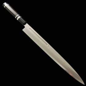 Couteau du Yanagiba Japonais - MIURA - Acier inoxydable Ginsan - Chinagashi - Taille : 30cm