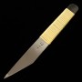 Kiridashi fujimaki fait main - MIURA - Acier super bleu - Manche droit - Tailles:24/30mm