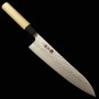 Couteau japonais Gyuto Chef MIURA Inox AUS10 damas Taille:21/24cm