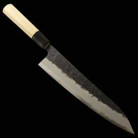 Couteau japonais gyuto MIURA Aogami super nashiji Taille:21/24cm