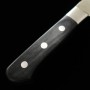 Couteau du Santoku Japonais - MIURA - Acier inoxydable Damasteel - Taille: 17cm