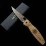 Couteau de poche - Mcusta - SPG2 - Série Sengoku - Uesugi Kenshin MC-0185G - Dimension: 94mm