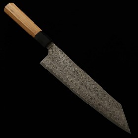 Couteau japonais de kiritsuke gyuto chef - NIGARA - Anmon SPG2 damas - Taille : 21/24CM