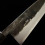 Couteau du Chef Japonais Gyuto - MIYAZAKI KAJIYA - Acier bleu super carbone - Kurouchi - Taille : 24/25cm