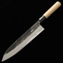 Couteau du Chef Japonais Gyuto - MIYAZAKI KAJIYA - Acier blanc au carbone No.2 - Taille : 24cm