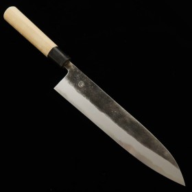 Couteau du Chef Japonais Gyuto - MIYAZAKI KAJIYA - Acier blanc au carbone No.2 - Taille : 24cm