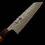 Couteau du Bunka Japonais - MIURA - Acier inoxydable SUS440C - Damas - Nashiji - Taille : 17cm