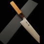 Couteau du Bunka Japonais - MIURA - Acier inoxydable SUS440C - Damas - Nashiji - Taille : 17cm