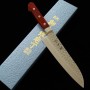 Couteau Santoku japonais - SUISIN - Damascus Wine Series - Taille : 18cm