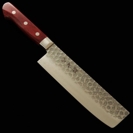 Couteau japonais Nakiri - SUISIN - Damascus Wine Series - Taille : 16,5cm