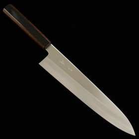 Couteau du Chef Japonais Gyuto - KAGEKIYO - Série de Kuroro - Acier inoxydable Ginsan - Taille : 24cm