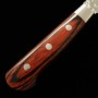 Couteau du Nakiri Japonais - SAKAI TAKAYUKI - Acier inoxydable VG10 - Finition martelée - Damas - Taille : 16cm