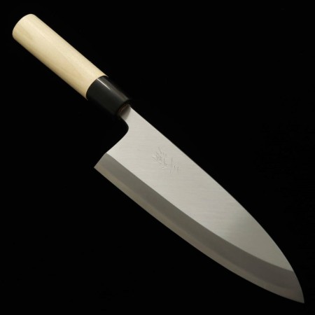 Couteau du Deba Japonais - MIURA - Série de Josaku - Acier blanc au carbone No.2 - Taille : 15/16.5/18cm