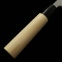 Couteau du Deba Japonais - MIURA - Série de Josaku - Acier blanc au carbone No.2 - Taille : 15/16.5/18cm
