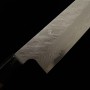 Couteau du Santoku Japonais - NIGARA - Acier inoxydable VG10 - Finition martelée - Damas - Taille : 18cm