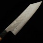 Couteau du Chef Japonais Kiritsuke - NIGARA - Acier inoxydable VG10 - Finition martelée - Damas - Taille : 21/24cm