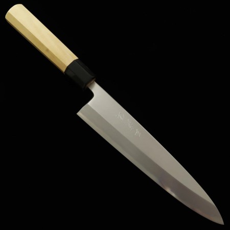 Couteau du Mioroshi Japonais - MIURA ITADAKI - Acier blanc au carbone No.2 - Taille : 21cm