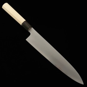 Couteau du Chef Japonais Gyuto - MIURA - Acier blanc au carbone No.2 - Taille : 27cm