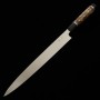 Japanese Yanagiba Knife - TADOKORO - Silver 3(stainless steel) - MIrrored Finish - size: 30cm