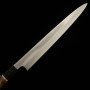 Japanese Yanagiba Knife - TADOKORO - Silver 3(stainless steel) - MIrrored Finish - size: 30cm