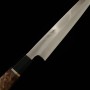 Japanese Yanagiba Knife - TADOKORO - Silver 3(stainless steel) - MIrrored Finish - size: 30cm