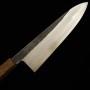 Japanese Chef knife Gyuto - HADO - Blue steel No.1 - Kurouchi - Oak wood handle - Size : 24cm