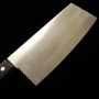 Chinese Craver - MIURA - Japanese carbon steel - Rosewood handle - Size : 22cm