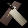 Chinese Craver - MIURA - Japanese carbon steel - Rosewood handle - Size : 22cm