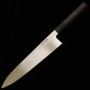 Japanese single bevel chef knife gyuto - MIURA OBIDAMA - Blue Carbon Steel No.2 - Ebony Wood Handle - Size:24cm