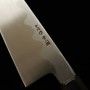 Japanese single bevel chef knife gyuto - MIURA OBIDAMA - Blue Carbon Steel No.2 - Ebony Wood Handle - Size:24cm