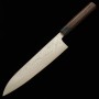 Japanese Chef knife Gyuto - MAKOTO KUROSAKI - Stainless VG7 - Damascus - Ebony wood handle - Size : 21cm